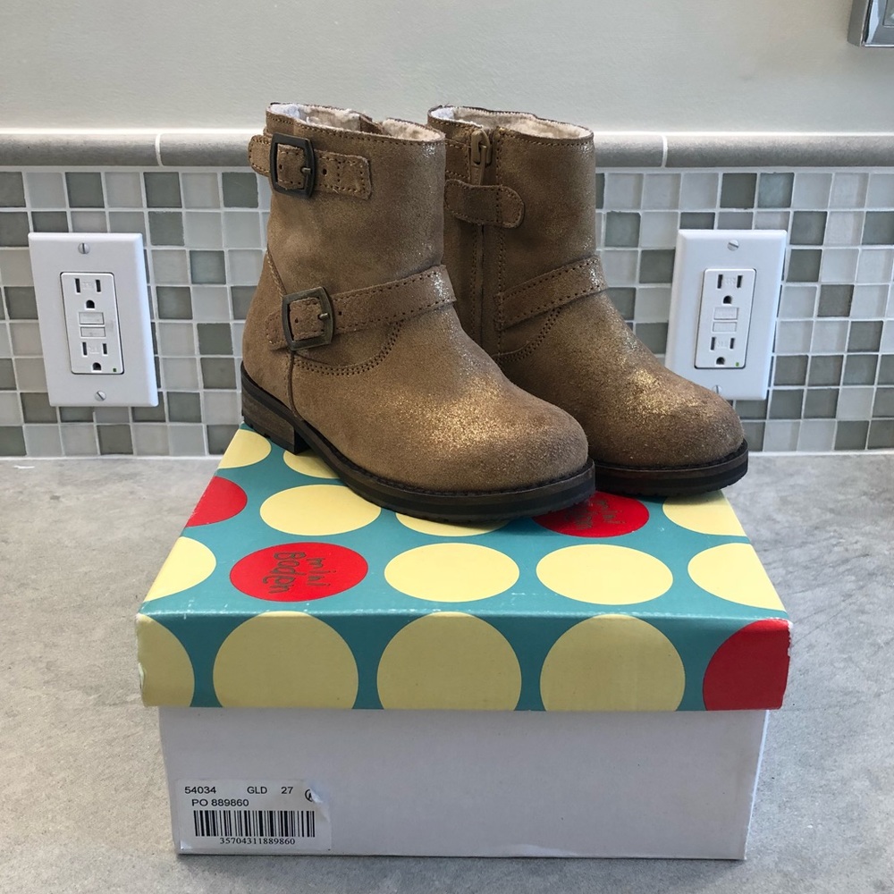 Mini Boden Suede Biker Boots